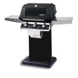MHP W3G4 Tri-Burn Gas Grill Head With 2 Stainless Steel Shelves