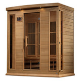 Maxxus 4 Person Near Zero EMF FAR IR Sauna (MX-K406-01-ZF HEM)
