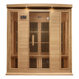 Maxxus 4 Person Near Zero EMF FAR IR Sauna (MX-K406-01-ZF HEM)