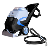 3-in-1 Commercial Carpet Extractor Cleaner, 18” Wide Cleaning Path, 9 Gallon Dual Tanks, Powerful Dual 1000W Motors Professional Carpet Cleaning Machine for Hotels, Offices & Upholstery
