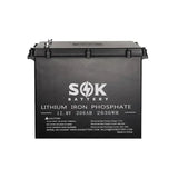 SOK Battery 12V [206Ah-H] 12V LiFePO4 Bluetooth & Optional Built-in heater | SK12V206H & SK12V206P