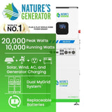 Nature's Generator MyGrid 10K with Transfer Switch for House Battery Backup