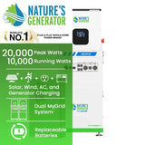 Nature's Generator MyGrid 10K with Transfer Switch for House Battery Backup