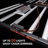 Spider Farmer SE5000 LED Grow Light + 4' x 4' Grow Tent + 6" Inline Fan Combo with GGS Controller Kits + 6" Clip Fan + Grow Bags