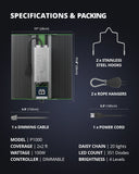 ViparSpectra P1000 100W Infrared Full Spectrum LED Grow Light with Daisy