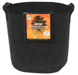 Gro Pro Essential Round Fabric Pot with Handles Black