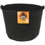 Gro Pro Essential Round Fabric Pot with Handles Black