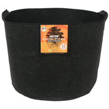 Gro Pro Essential Round Fabric Pot with Handles Black