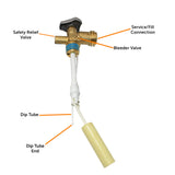 Flame King 40lb OPD Valve for  Hog or Horizontal Propane Cylinder