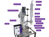 50L Double Jacketed Glass Reactor