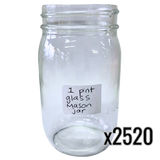 Pint Glass Mason Jar - 16 oz