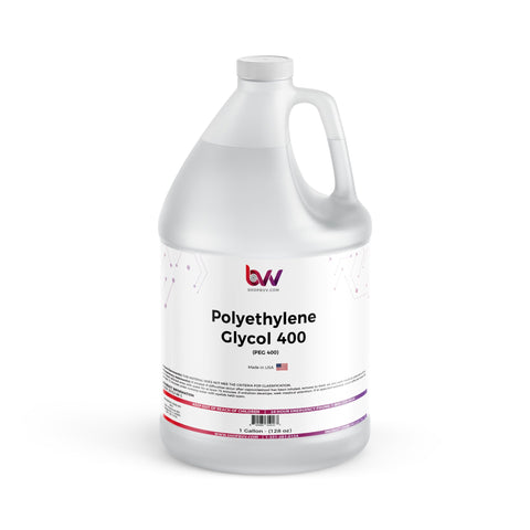 BVV Polyethylene Glycol 400 - PEG 400
 - 1 Gallon