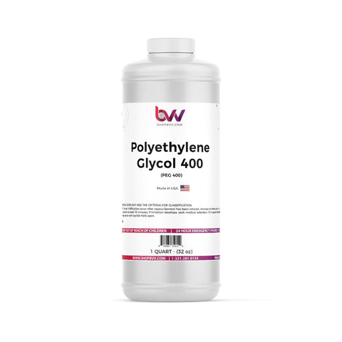 BVV Polyethylene Glycol 400 - PEG 400
 - 1 Quart