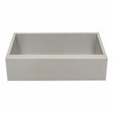 RCS 32-Inch Outdoor Farm House Stainless Steel Sink With Hold and Cold Faucet - RSNK3A