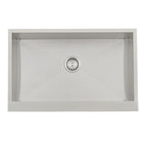 RCS 32-Inch Outdoor Farm House Stainless Steel Sink With Hold and Cold Faucet - RSNK3A