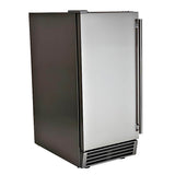RCS 15-Inch Outdoor Rated 44 LB Ice Maker With Gravity Drain - REFR3