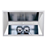 RCS 48 Inch 1200 CFM Stainless Steel Vent Hood - RVH48