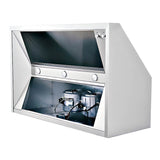 RCS 48 Inch 1200 CFM Stainless Steel Vent Hood - RVH48