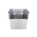 American Renaissance Grills 30 Inch Stainless Steel Grill Cart