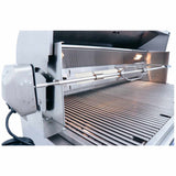 RCS Cutlass Pro 42 Inch 4 Burner Freestanding Gas Grill with Ceramic Briquettes