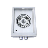 RCS Cutlass Pro Series Built-In Power Burner With Stainless Steel Lid - RSB3A