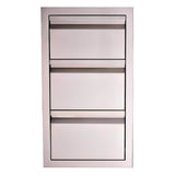 RCS Valiant 17 Inch Stainless Steel Double Drawer & Paper Towel Holder - VTHC1