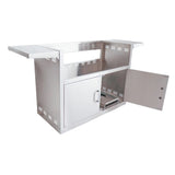 RCS 38 Inch Cutlass Pro Stainless Steel Freestanding Grill Cart