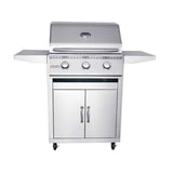 RCS Premier Series 26" 3 Burner Freestanding Gas Grill