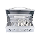 RCS Premier Series 40" 5 Burner Freestanding Gas Grill