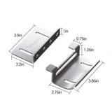 Renogy Solar Panel Mounting Curved Z Bracket -- Set of 4