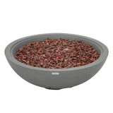 Elementi Plus Rose Bowl 48" Round Concrete Fire Bowl OFG420