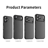 Premium Magnetic Charging Frosted Shockproof Phone Case for IPhone 17 Air 16 15 14 Plus Pro Max Skin Feeling Rugged Armor Cover