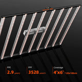 Spider Farmer SE1200 1200W Full Spectrum LED Grow Light with Samsung LM301H EVO Diodes and Bluetooth + WiFi SmartAPP Control