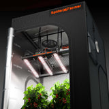 Spider Farmer SE1500 150W Dimmable Full Spectrum LED Grow Light with Samsung LM301H EVO Diodes