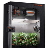 Spider Farmer SE4500 LED Grow Light + 2' 4" x 4' 8" Grow Tent + 4' Inline Fan Combo with GGS Controller Kits + 6" Clip Fan