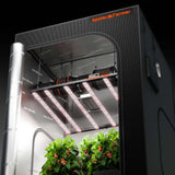 Spider Farmer SE5000 LED Grow Light + 4' x 4' Grow Tent + 6" Inline Fan Combo with GGS Controller Kits + 6" Clip Fan + Grow Bags
