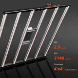 Spider Farmer SE7000 LED Grow Light + 5' x 5' Grow Tent + 6" Inline Fan Combo with GGS Controller Kits + 6" Clip Fan