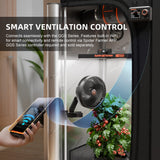 SALE | 2026 Upgraded Version Spider Farmer®6-Inch Grow Tent Clip Fan EC Motor, 10 Speeds Wind Control 10-Level Wide-Angle Oscillation, Waterproof IP54 for Optimal Plant Airflow