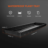 Spider Farmer Glow80 80W LED Grow Light and Metal Plant Stand with Trays
