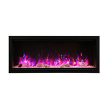 Amantii Symmetry SYM-88-XT Built in Smart Extra Tall Outdoor Electric Fireplace