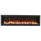 Amantii Symmetry Bespoke 60 Inch  Indoor or Outdoor Built-In Electric Fireplace