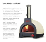 WPPO - Infinity 66 Wood / Gas  Hybrid - 3 Pizza Oven.
