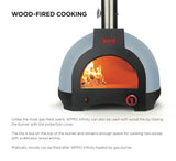 WPPO - Infinity 66 Wood / Gas  Hybrid - 3 Pizza Oven.