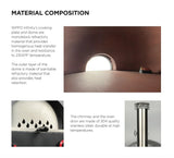 WPPO - Infinity 66 Wood / Gas  Hybrid - 3 Pizza Oven.