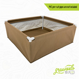 DIY Living Soil Fabric Bed