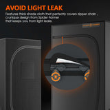 Spider Farmer SE3000 LED Grow Light + 3' x 3' Grow Tent + 4" Inline Fan Combo with GGS Controller Kits + 6" Clip Fan