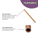 Spring Natural Reeds for Mason Bees - 8mm
