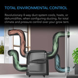 AC Infinity TERRAFORM 7, Multi-Functional Air Conditioner, with Heater, Dehumidifier, and Circulator, VPD Controller, 4-Way Ducting for Grow Tents, 8000 BTU