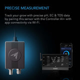 AC Infinity Hydro Sensor for Controller AI+, Precise pH, EC, TDS and Water Temp Data Tracking, Enables Equipment Control Programming
