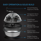 Bud Bowl Trimmer, Twist Spin Cut with Clear Visibility Dome, 19-Inch